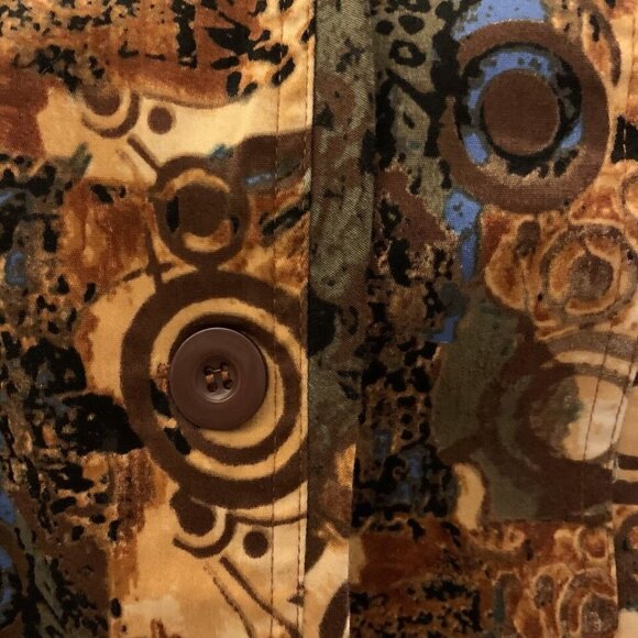 Kak Tus. Size Small. Cotton Blend. 3/4 Sleeve. Button Up. Jacket. B102. - Picture 3 of 6